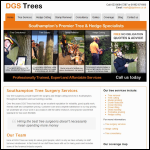 Screen shot of the DGS Trees website.