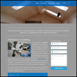 Screen shot of the AEH Plastering & Rendering website.