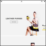 Screen shot of the Just4leather website.