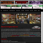 Screen shot of the The Hogfather Motorcycles website.