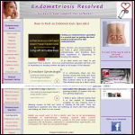 Screen shot of the Endometriosis She Trust (UK) website.