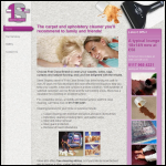 Screen shot of the First Class Cleaning Ltd website.