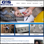 Screen shot of the G. & A. Plumbing Services Ltd website.