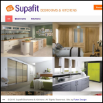 Screen shot of the Supafit Ltd website.