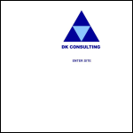 Screen shot of the D & K Consulting Ltd website.