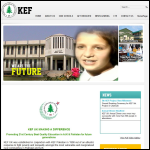 Screen shot of the Kashmir Education Foundation (UK) Ltd website.