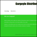 Screen shot of the Gargoyle Distribution Ltd website.
