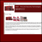 Screen shot of the Fire & Security Technologies Ltd website.