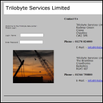 Screen shot of the Trilobyte Ltd website.
