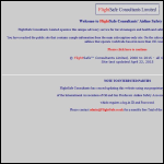 Screen shot of the Flightsafe Consultants Ltd website.