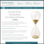 Screen shot of the Roger Moore Associates Ltd website.