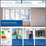 Screen shot of the Glass & Glazing (Stafford) Ltd website.
