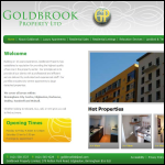 Screen shot of the Goldbrook Property Ltd website.