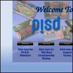 Screen shot of the P.I.S.D. Ltd website.