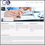 Screen shot of the Gower Accountancy Ltd website.