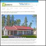 Screen shot of the Woodbuild Homes Ltd website.