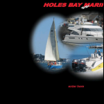 Screen shot of the Holes Bay Marine Ltd website.