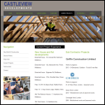 Screen shot of the Castleview Properties Ltd website.
