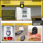 Screen shot of the Jensen Security Systems Ltd website.