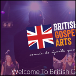 Screen shot of the The British Gospel Arts Consortium website.