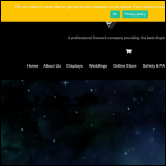 Screen shot of the Allstar Fireworks Ltd website.