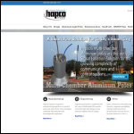 Screen shot of the Hapco Ltd website.