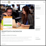 Screen shot of the SmartData UK Ltd website.