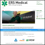 Screen shot of the ERS (Engineering Recruitment Solutions) website.