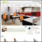 Screen shot of the Focus Hotel Furniture Ltd website.