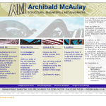 Screen shot of the Archibald McAulay & Son Ltd website.