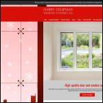 Screen shot of the Harry Chapman Window Systems Ltd website.