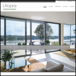 Screen shot of the Utopia Windows Ltd website.