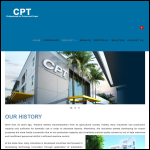 Screen shot of the C.P.T. Services Ltd website.