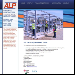 Screen shot of the A L P Electrical (Maidenhead) Ltd website.
