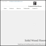 Screen shot of the Cotswold Wood Floors Ltd website.