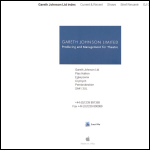Screen shot of the Gareth Johnson Ltd website.