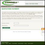 Screen shot of the Codel Ltd website.