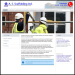 Screen shot of the I S Scaffolding Ltd website.