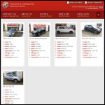 Screen shot of the Mg Tiles Ltd website.