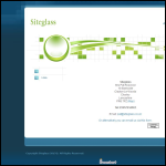 Screen shot of the Siteglass Ltd website.