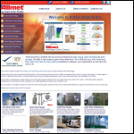 Screen shot of the Allmet Grain Driers website.