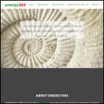 Screen shot of the Energy 365 Ltd website.