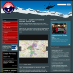 Screen shot of the Langdale/ambleside Mountain Rescue Team website.