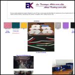 Screen shot of the Allied Textiles Ltd website.