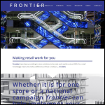 Screen shot of the Frontier Field Marketing Ltd website.