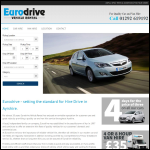 Screen shot of the Euro Express Car Hire Ltd website.