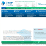 Screen shot of the Premiair Building Services Ltd website.
