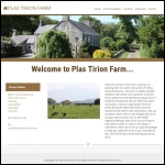 Screen shot of the Plas Tirion Ltd website.