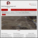 Screen shot of the P (Devon) Ltd website.