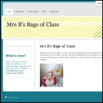 Screen shot of the Bags of Class Ltd website.